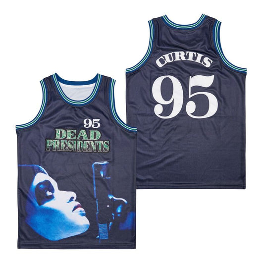 Dead Presidents #95 Cortis Movie Basketball Jersey