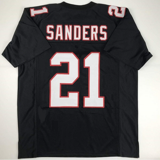 Deion Sanders Jersey Atlanta Falcons Custom Throwback Football