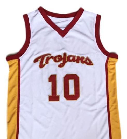 Demar Derozan Jersey #10 College Basketball Sewn White