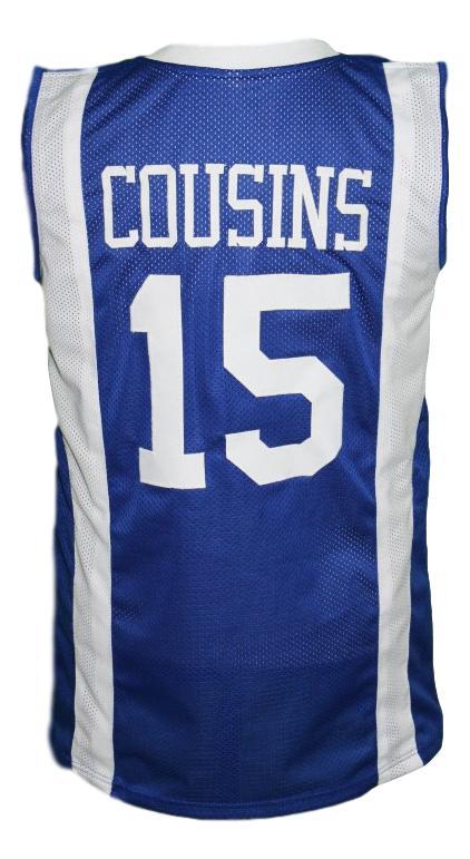 Demarcus Cousins Jersey #15 Custom College Basketball Blue