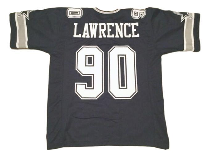 Demarcus Lawrence Jersey #90 Custom Unsigned Football Stitched Blue