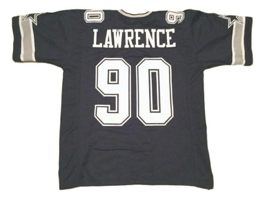 Demarcus Lawrence Jersey #90 Custom Unsigned Football Stitched Blue