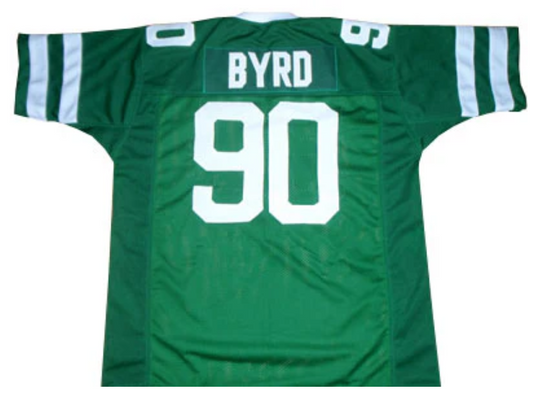 Dennis Byrd Jersey New York Jets Custom Throwback Football Green