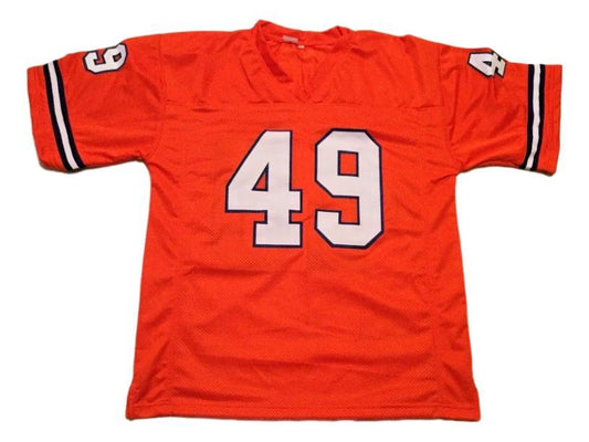 Dennis Smith Jersey #49 Custom Unsigned Football Stitched Orange