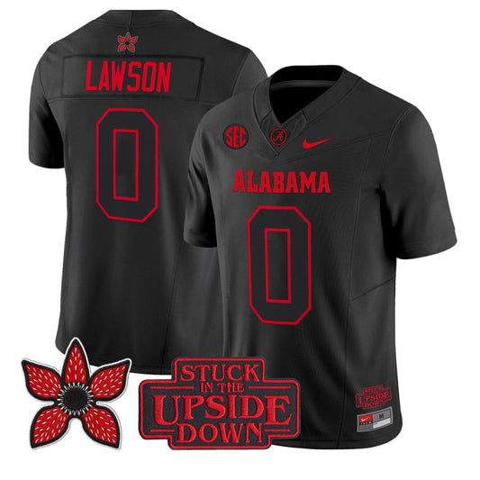 Deontae Lawson Jersey #0 Alabama Crimson Tide Stranger Things Edition Stitched