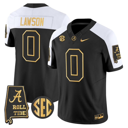 Deontae Lawson Jersey #0 Alabama Crimson Tide 2025 Vapor Stitched