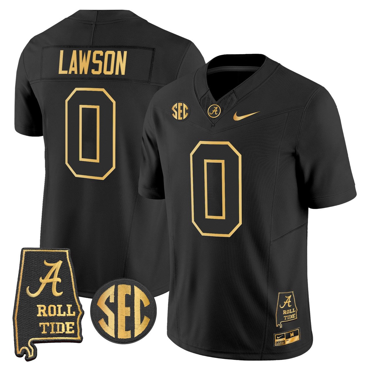 Deontae Lawson Jersey #0 Alabama Crimson Tide 2025 Vapor Stitched