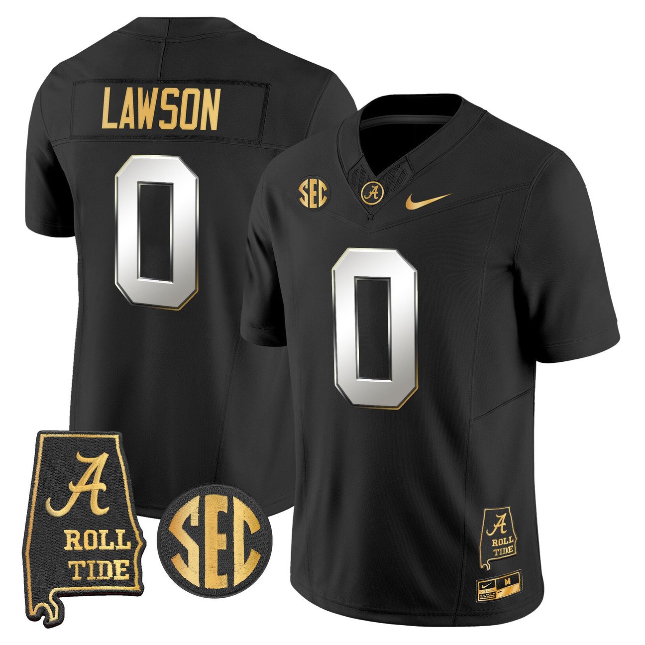 Deontae Lawson Jersey #0 Alabama Crimson Tide 2025 Vapor Stitched