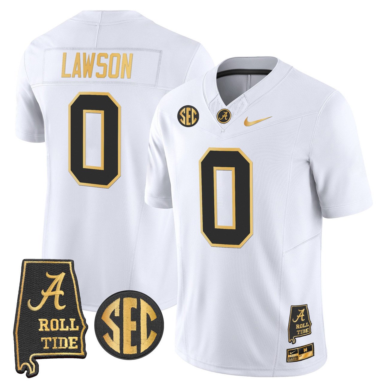 Deontae Lawson Jersey #0 Alabama Crimson Tide 2025 Vapor Stitched