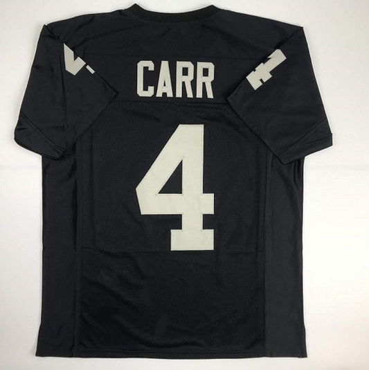 Derek Carr Jersey Oakland Raiders Custom Throwback Football