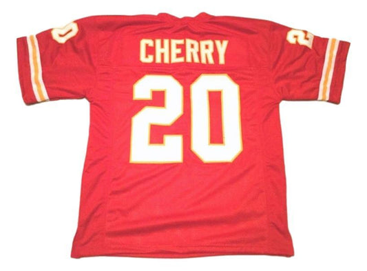 Deron Cherry Jersey #20 Custom Unsigned Football Stitched Red