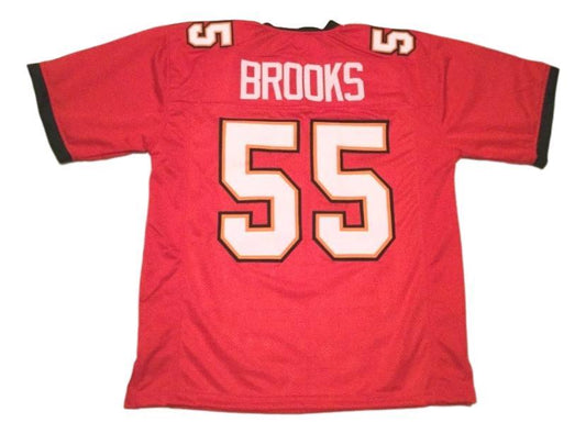Derrick Brooks Jersey #55 Custom Unsigned Football Stitched Red