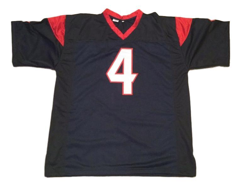 Deshaun Watson Jersey #4 Custom Unsigned Football Stitched Blue