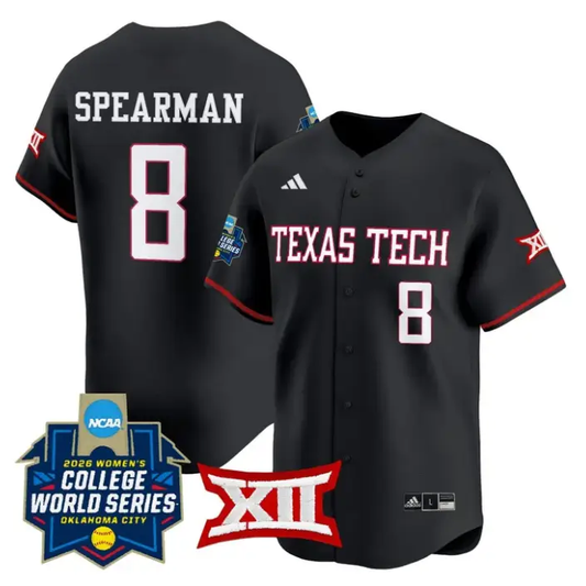 Desirae Spearman Jersey #8 Red Raiders Softball 2026 World Series (WCWS)