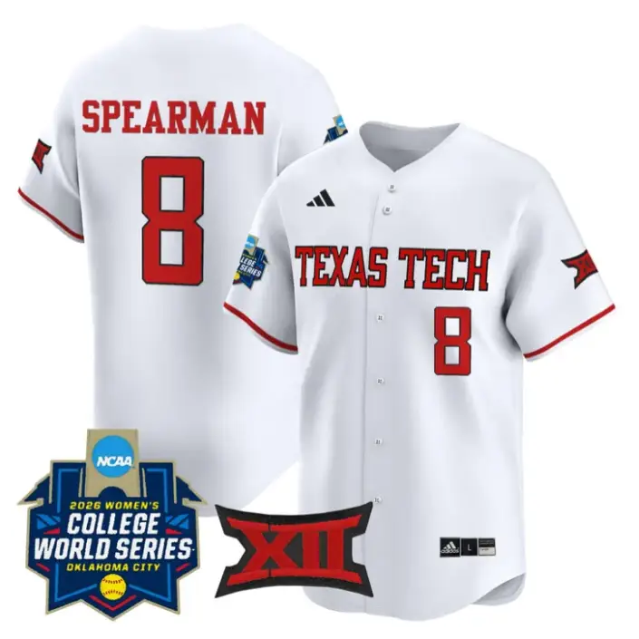 Desirae Spearman Jersey #8 Red Raiders Softball 2026 World Series (WCWS)