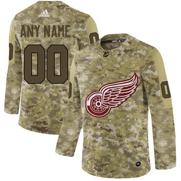 Detroit Red Wings Camo  Customized Jersey