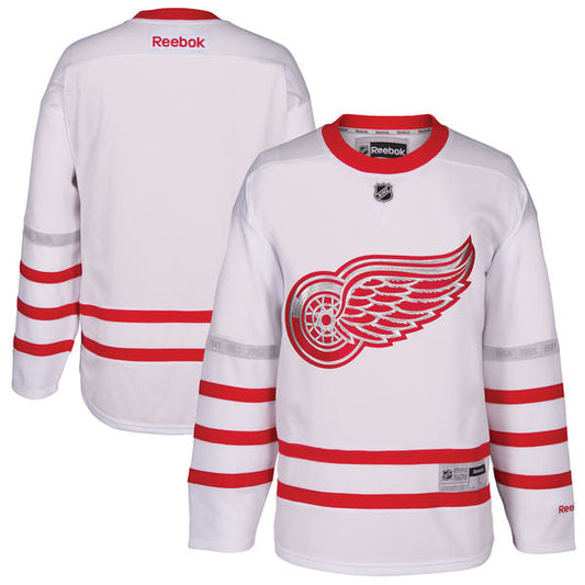 Detroit Red Wings Custom White 2017 Centennial Classic Stitched Reebok Hockey Jersey