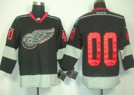Detroit Red Wings Customized 2012 Black Ice Jersey