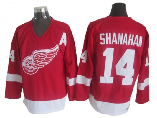 Detroit Red Wings #14 Brendan Shanahan 2002 Vintage CCM Jersey - Red