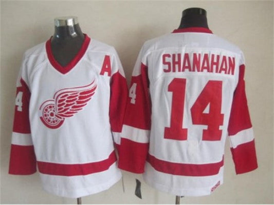 Detroit Red Wings #14 Brendan Shanahan 2002 Vintage CCM Jersey -White