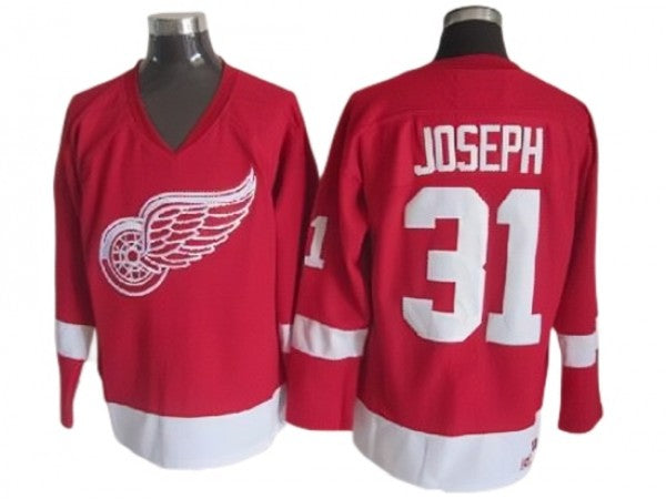 Detroit Red Wings #31 Curtis Joseph 2002 Vintage CCM Jersey - Red