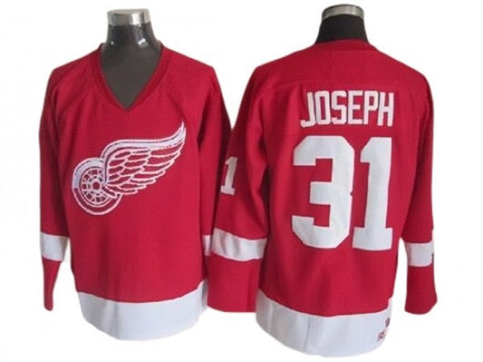 Detroit Red Wings #31 Curtis Joseph 2002 Vintage CCM Jersey - Red