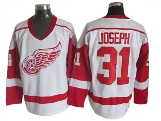 Detroit Red Wings #31 Curtis Joseph 2002 Vintage CCM Jersey - White