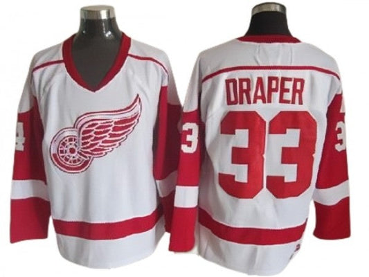 Detroit Red Wings #33 Kris Draper 2002 Vintage CCM Jersey - Red