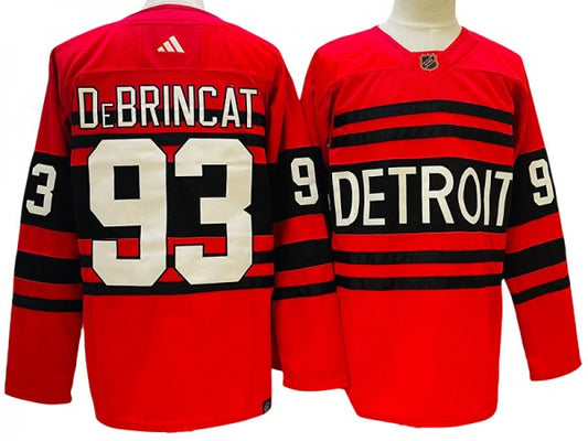 Detroit Red Wings #93 Alex DeBrincat Red Reverse Retro 2.0 Jersey