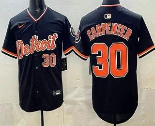 Detroit Tigers #30 Kerry Carpenter Navy Limited Jersey Stitched