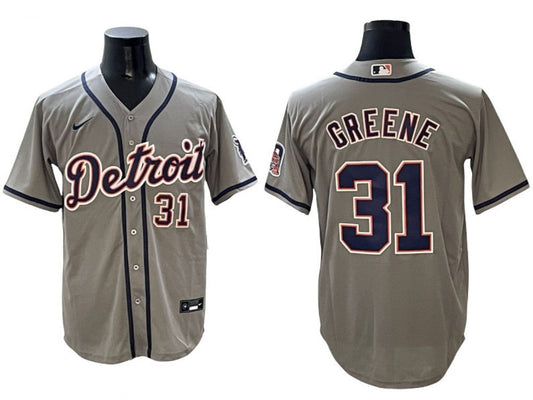 Detroit Tigers #31 Riley Greene Gray Road Limited Jersey