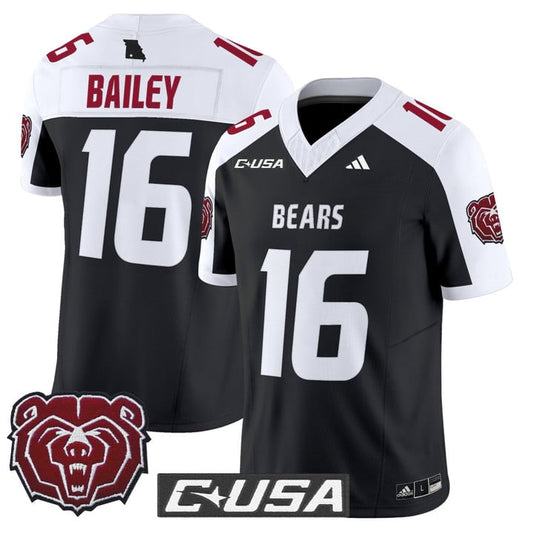 Deuce Bailey Jersey #16 Missouri State Bears 2025 Limited Stitched