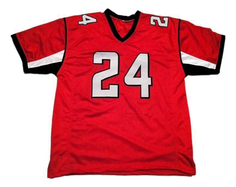 Devonta Freeman Jersey #24 Custom Unsigned Football Stitched Red