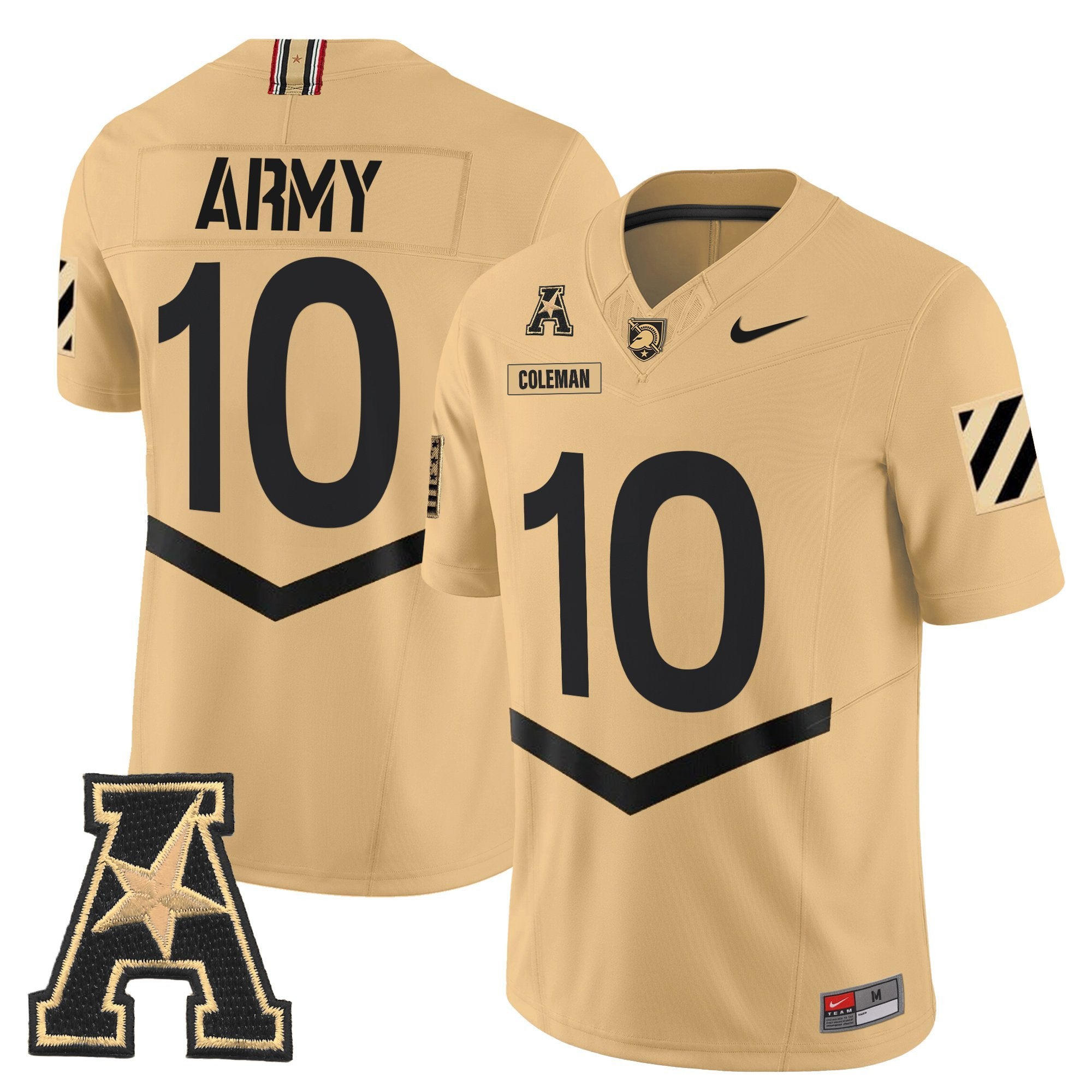 Dewayne Coleman Jersey #10 Army Black Knights 2025 Vapor Stitched