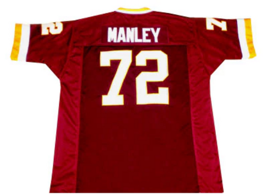 Dexter Manley Jersey Washington Redskins Custom Throwback Football Burgandy