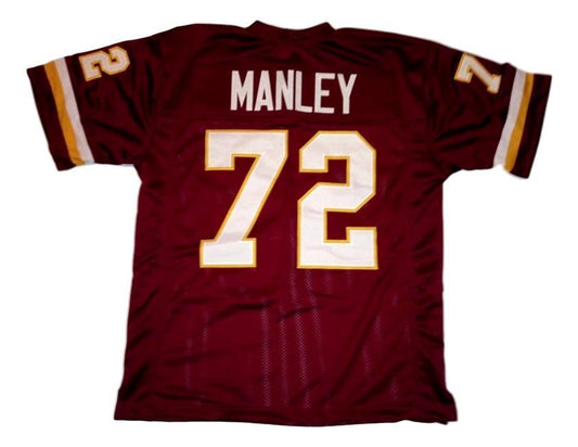 Dexter Manley Jersey #72 Custom Unsigned Football Stitched Maroon