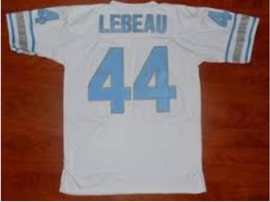 Dick LeBeau Jersey Detroit Lions Custom Throwback Football White