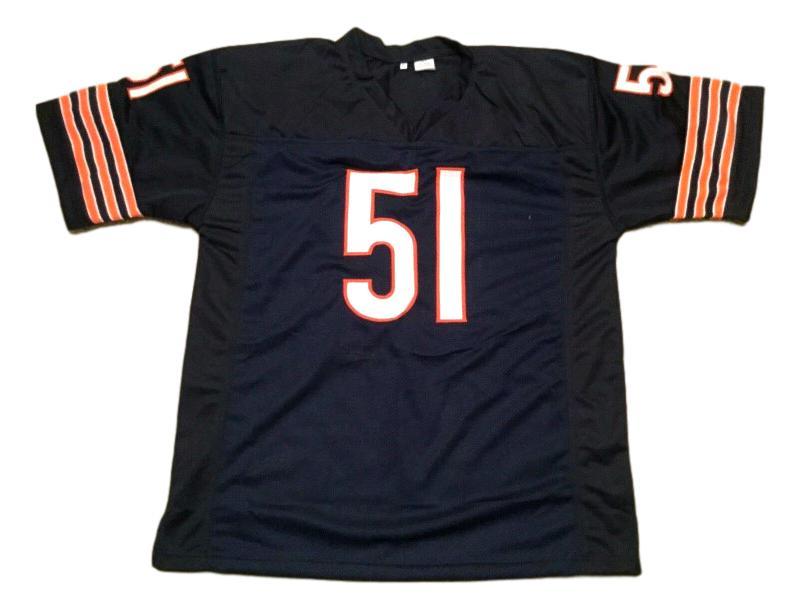 Dick Butkus Jersey #51 Custom Unsigned Football Stitched Blue