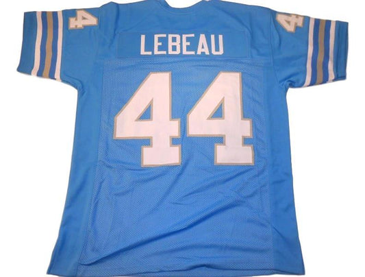 Dick Lebeau Jersey #44 Custom Unsigned Football Stitched Blue