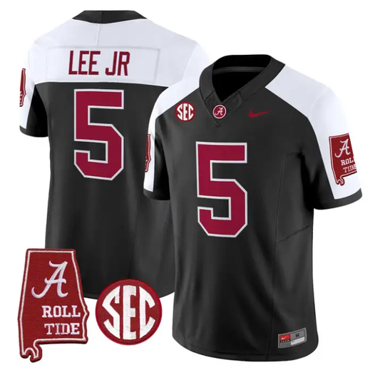 Dijon Lee Jr Jersey #0 Alabama Crimson 2026 SEC Patch Stitched