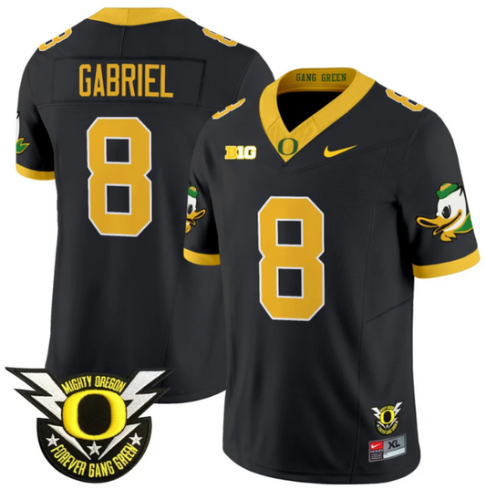 Dillon Gabriel Jersey #8 Oregon Duck Forever Gang Green Football Black