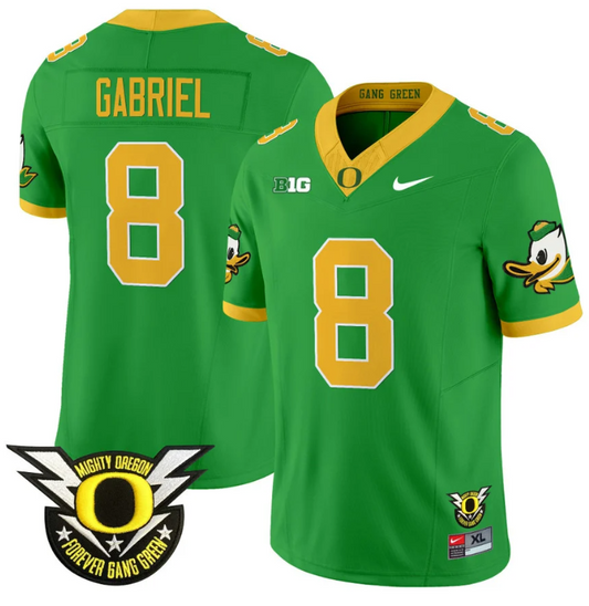 Dillon Gabriel Jersey #8 Oregon Duck Forever Gang Green Football Green