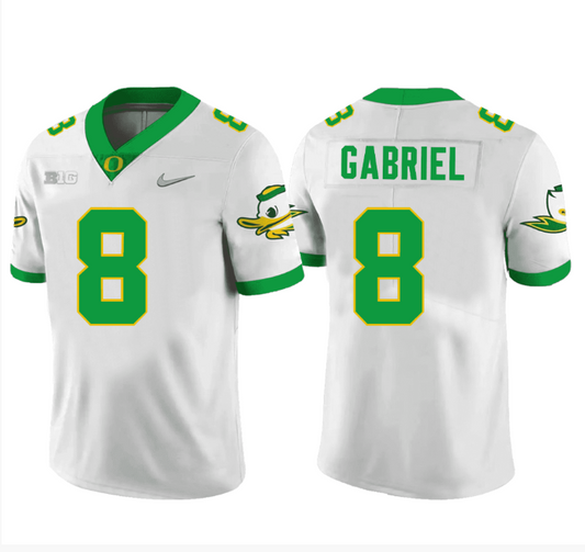 Dillon Gabriel Jersey #8 Oregon Ducks Football White