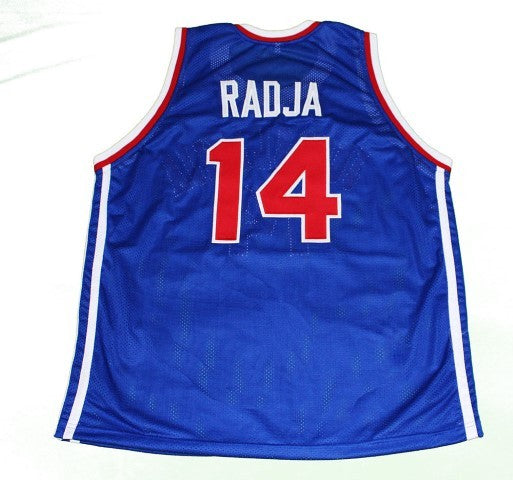 Dino Radja Jersey #14 Jugoplastika Yugoslavia Basketball Blue