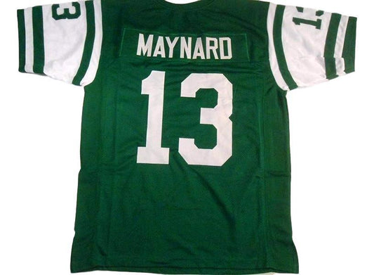Don Maynard Jersey #13 Custom Unsigned Football Stitched Green
