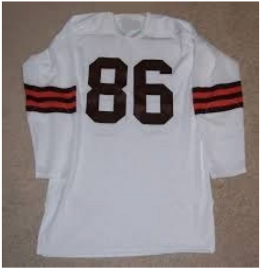 Donte Lavelli Jersey Cleveland Browns Long Sleeve Vintage Style Custom Throwback Football