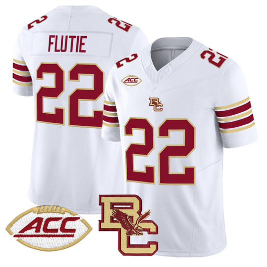 Doug Flutie Jersey #22 Boston College Eagles 2025 Vapor Stitched White