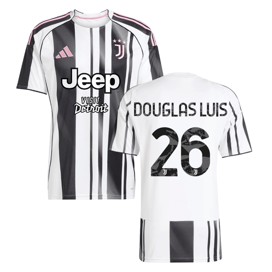 Douglas Luiz 26 Juventus 2025-26 Home Men Jersey – White