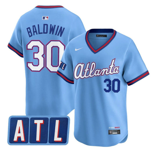 Drake Baldwin Jersey #30 Atlanta Braves 2026 City Connect Vapor Premier Stitched