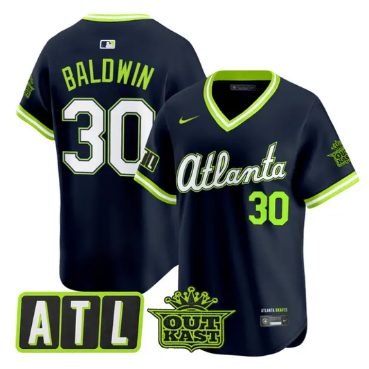 Drake Baldwin Jersey #30 Atlanta Braves 2026 City Connect Outkast Stitched